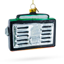 Load image into Gallery viewer, Vintage Cassette Player Boombox Glass Christmas Ornament