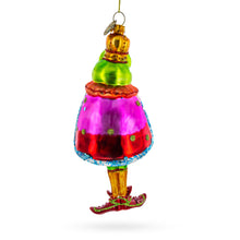 Load image into Gallery viewer, Frog King Donned in Robe Glass Christmas Ornament