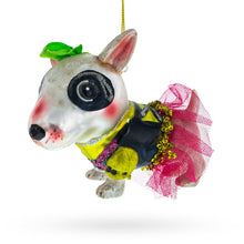 Load image into Gallery viewer, Pitbull Glass Christmas Ornament