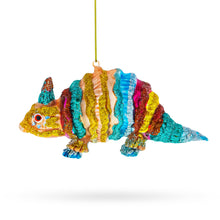 Load image into Gallery viewer, Armadillo Glass Christmas Ornament