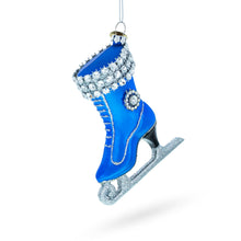 Load image into Gallery viewer, Figure Ice Skating Glass Christmas Ornament