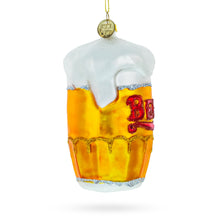 Load image into Gallery viewer, Frothy Beer Mug Glass Christmas Ornament