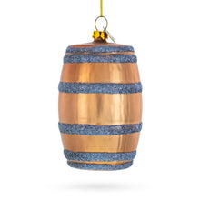 Load image into Gallery viewer, Aged Whiskey Barrel Glass Christmas Ornament