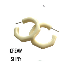 Load image into Gallery viewer, Kay Octagon Hoop Earrings