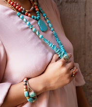 Load image into Gallery viewer, Credence Genuine Turquoise Cuff Bracelet