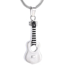 Load image into Gallery viewer, Acoustic Guitar Cremation Urn Necklace