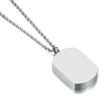 Load image into Gallery viewer, &quot;Always With Me&quot; Silver Dog Tag Cremation Necklace