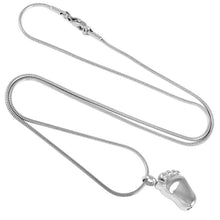 Load image into Gallery viewer, Baby Foot Cremation Urn Necklace