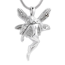 Load image into Gallery viewer, Beautiful Fairy Cremation Urn Necklace