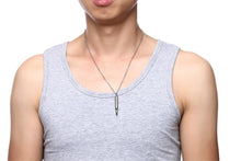 Load image into Gallery viewer, Bullet Shaped Cremation Necklace