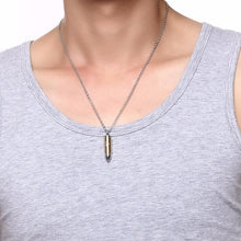 Load image into Gallery viewer, Bullet Shaped Pet Cremation Necklace
