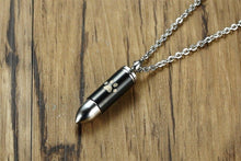 Load image into Gallery viewer, Bullet Shaped Pet Cremation Necklace
