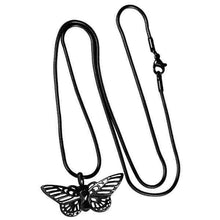 Load image into Gallery viewer, Butterfly Shaped Cremation Urn Necklace