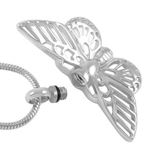 Load image into Gallery viewer, Butterfly Shaped Cremation Urn Necklace