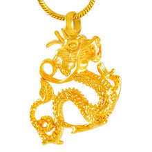 Load image into Gallery viewer, Chinese Dragon Cremation Urn Necklace