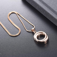 Load image into Gallery viewer, Circle of Life Cremation Urn Necklace