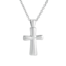 Load image into Gallery viewer, Classic Cross Cremation Urn Necklace