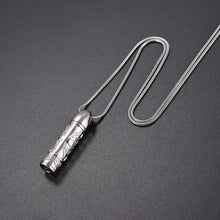 Load image into Gallery viewer, Cross Cylinder Cremation Urn Necklace
