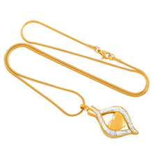 Load image into Gallery viewer, Crystal Teardrop With Heart Cremation Urn Necklace With Rhinestones