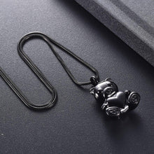 Load image into Gallery viewer, Cute Teddy Bear With Heart Cremation Urn Necklace