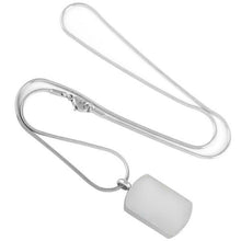 Load image into Gallery viewer, Dog Tag With American Flag Cremation Urn Necklace
