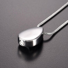 Load image into Gallery viewer, Dove Peace Teardrop Cremation Urn Necklace