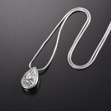 Load image into Gallery viewer, Dove Peace Teardrop Cremation Urn Necklace
