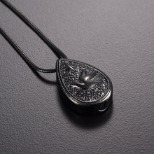 Load image into Gallery viewer, Dove Peace Teardrop Cremation Urn Necklace