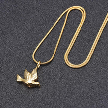 Load image into Gallery viewer, Dove Shaped Cremation Urn Necklace