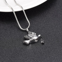 Load image into Gallery viewer, Dove Shaped Cremation Urn Necklace