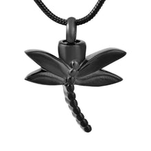 Load image into Gallery viewer, Dragonfly Cremation Urn Necklace