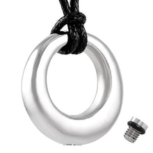 Load image into Gallery viewer, Eternal Circle Cremation Urn Necklace