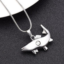 Load image into Gallery viewer, Fish Shaped Cremation Urn Necklace