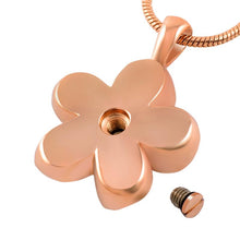 Load image into Gallery viewer, Flower Cremation Urn Necklace