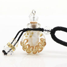 Load image into Gallery viewer, Glass Flask Shaped Cremation Urn Necklace