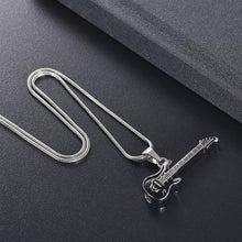Load image into Gallery viewer, Electric Guitar Cremation Urn Necklace