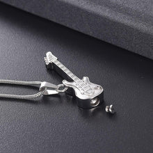 Load image into Gallery viewer, Electric Guitar Cremation Urn Necklace