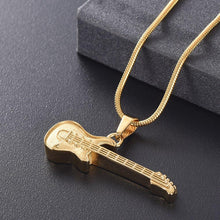 Load image into Gallery viewer, Electric Guitar Cremation Urn Necklace