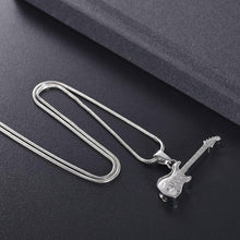 Load image into Gallery viewer, Electric Guitar Cremation Urn Necklace