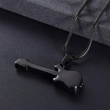 Load image into Gallery viewer, Electric Guitar Cremation Urn Necklace