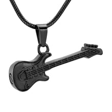 Load image into Gallery viewer, Electric Guitar Cremation Urn Necklace