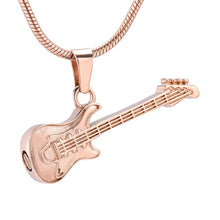 Load image into Gallery viewer, Electric Guitar Cremation Urn Necklace