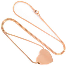 Load image into Gallery viewer, Heart Shaped Cremation Urn Necklace