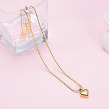 Load image into Gallery viewer, Small Heart Shaped Cremation Urn Necklace