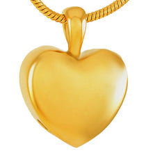 Load image into Gallery viewer, Heart Shaped Cremation Urn Necklace