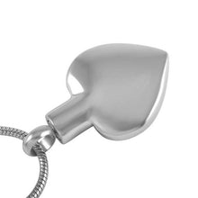 Load image into Gallery viewer, Heart Shaped Cremation Urn Necklace