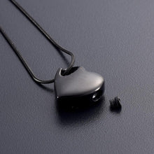 Load image into Gallery viewer, Heart Shaped Cremation Urn Necklace