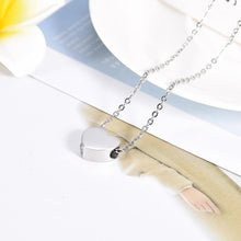 Load image into Gallery viewer, Heart Shaped Cremation Urn Necklace