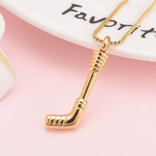 Load image into Gallery viewer, Hockey Stick Cremation Urn Necklace