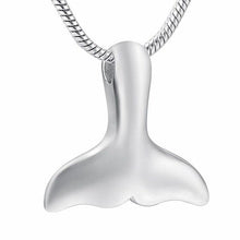 Load image into Gallery viewer, Mermaid Tail Cremation Urn Necklace